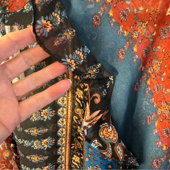 Zara print blouse with paisley - Picture 6 of 11
